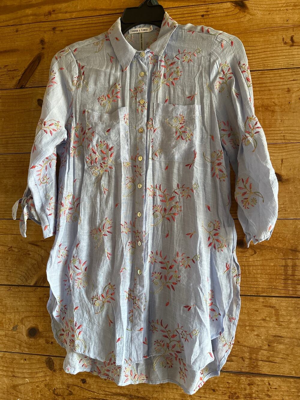 Figueroa & Flower Embroidered Tunic